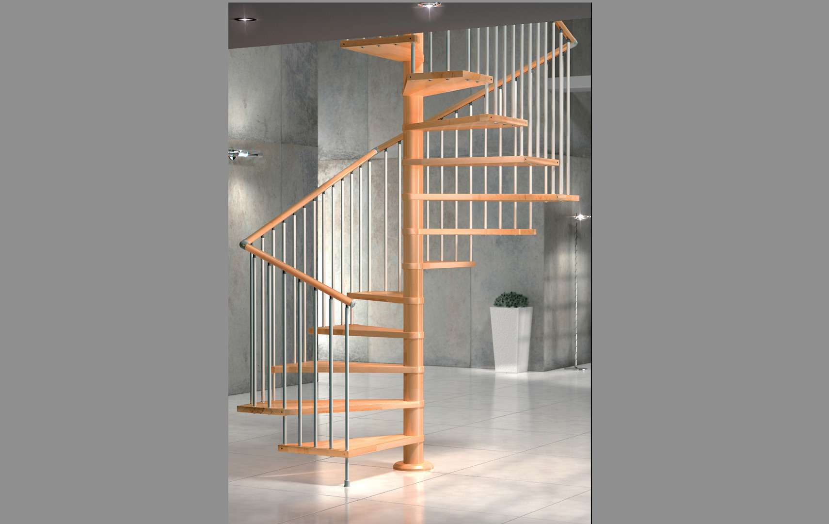 Fox, Spiral staircase