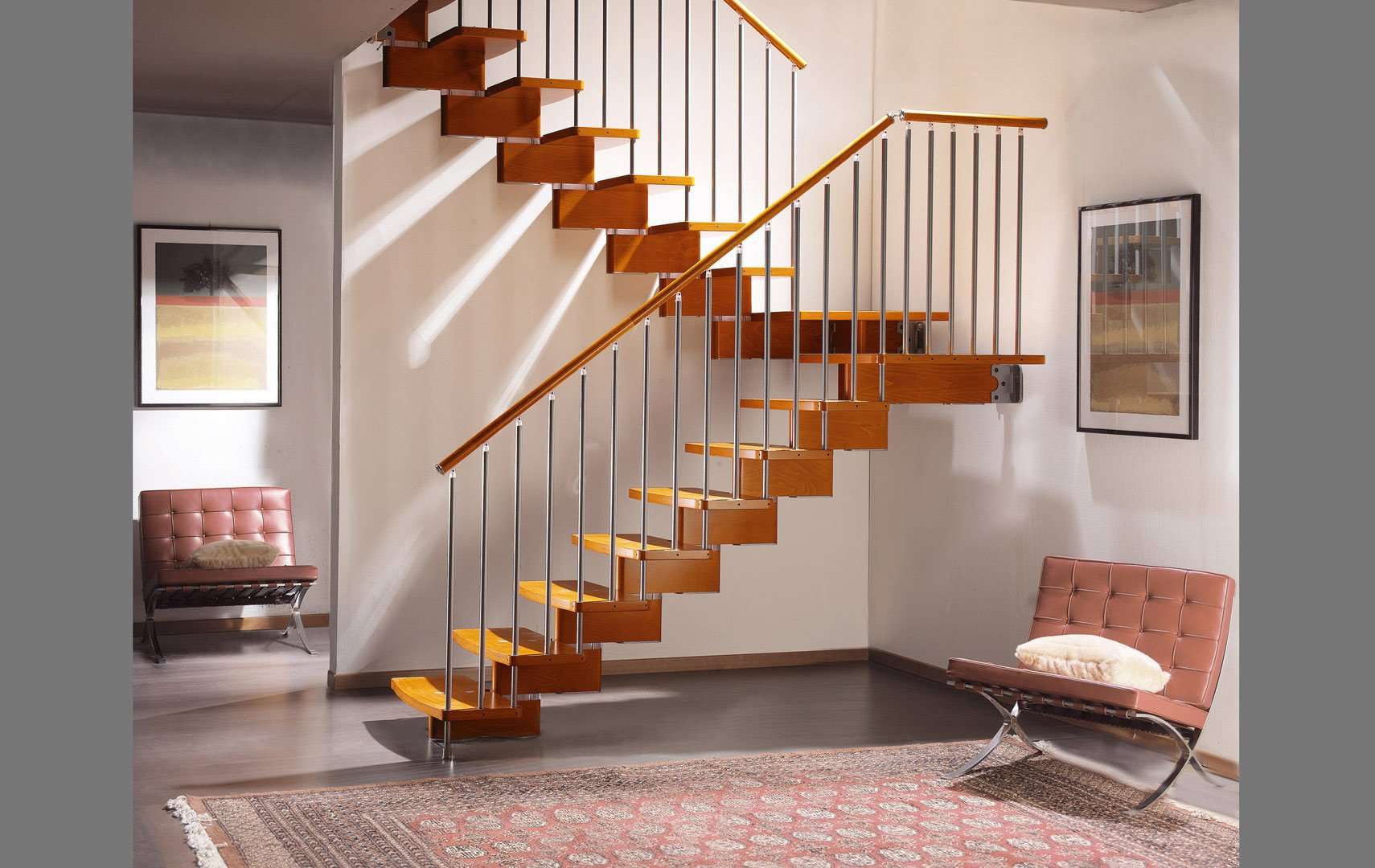 Nuvola, Open staircase design, staircase design