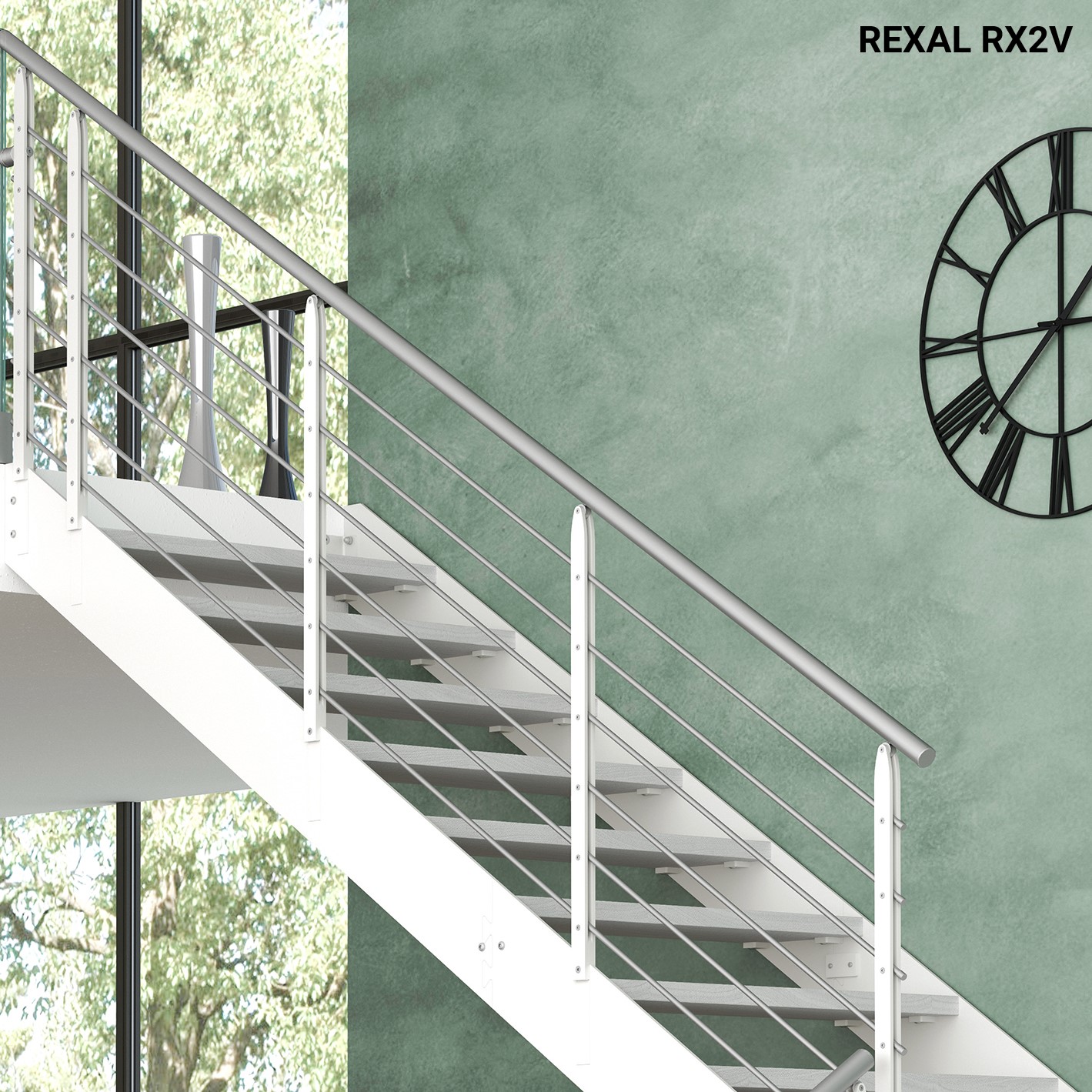 Rexal RX2, Escaleras voladas