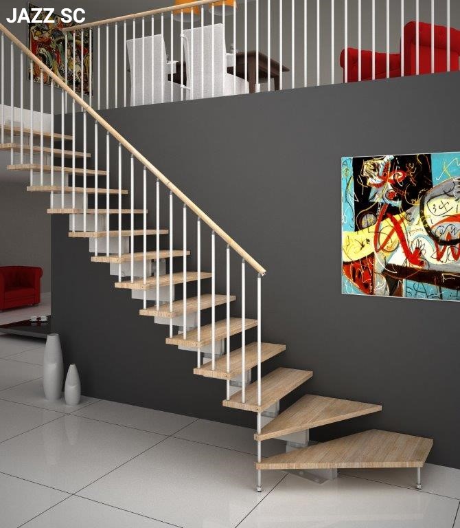 Jazz, Open staircase design, staircase design