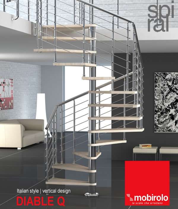 Diable Q: a new style for  spiral stair