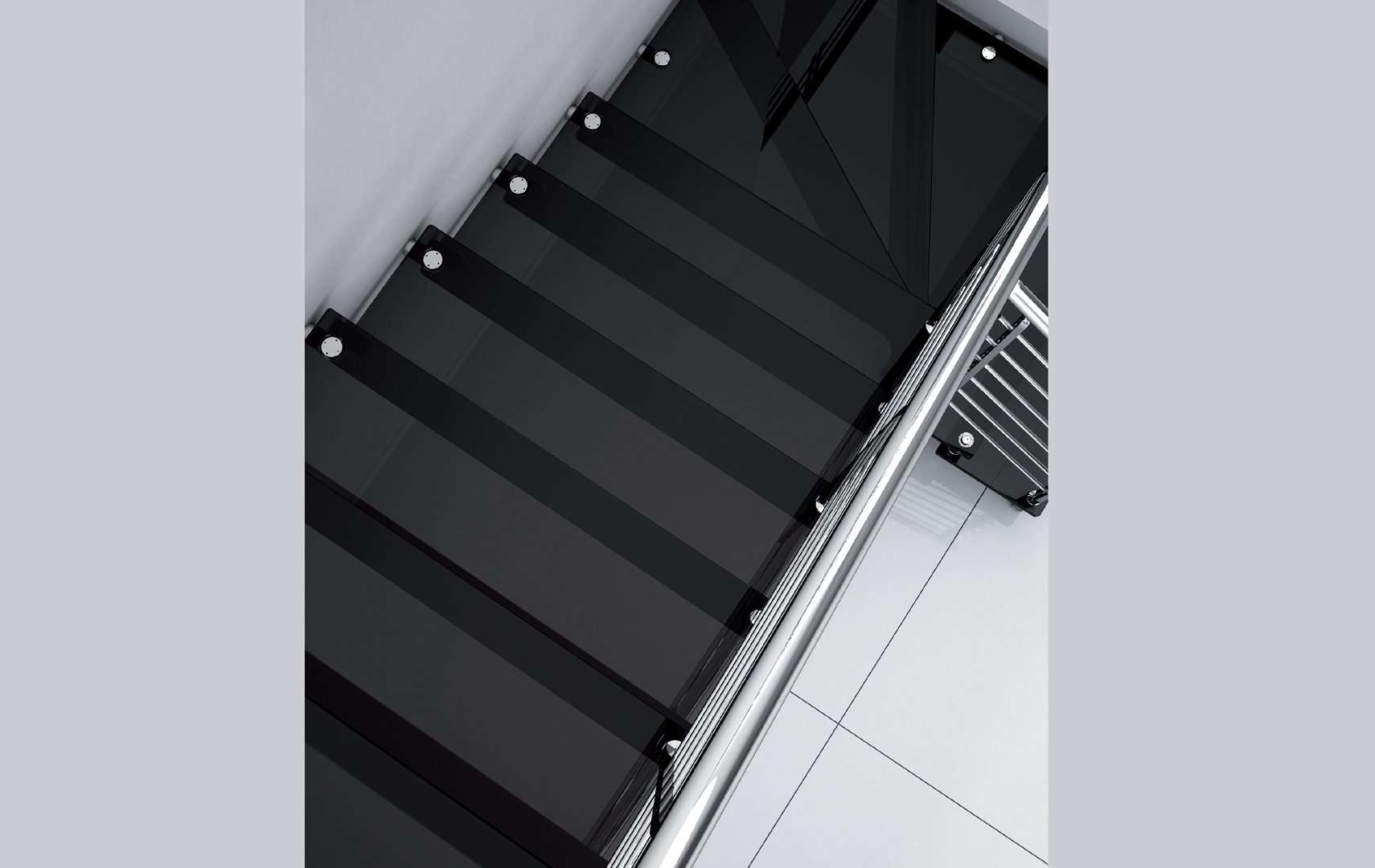 Akura Glass, Glass staircase