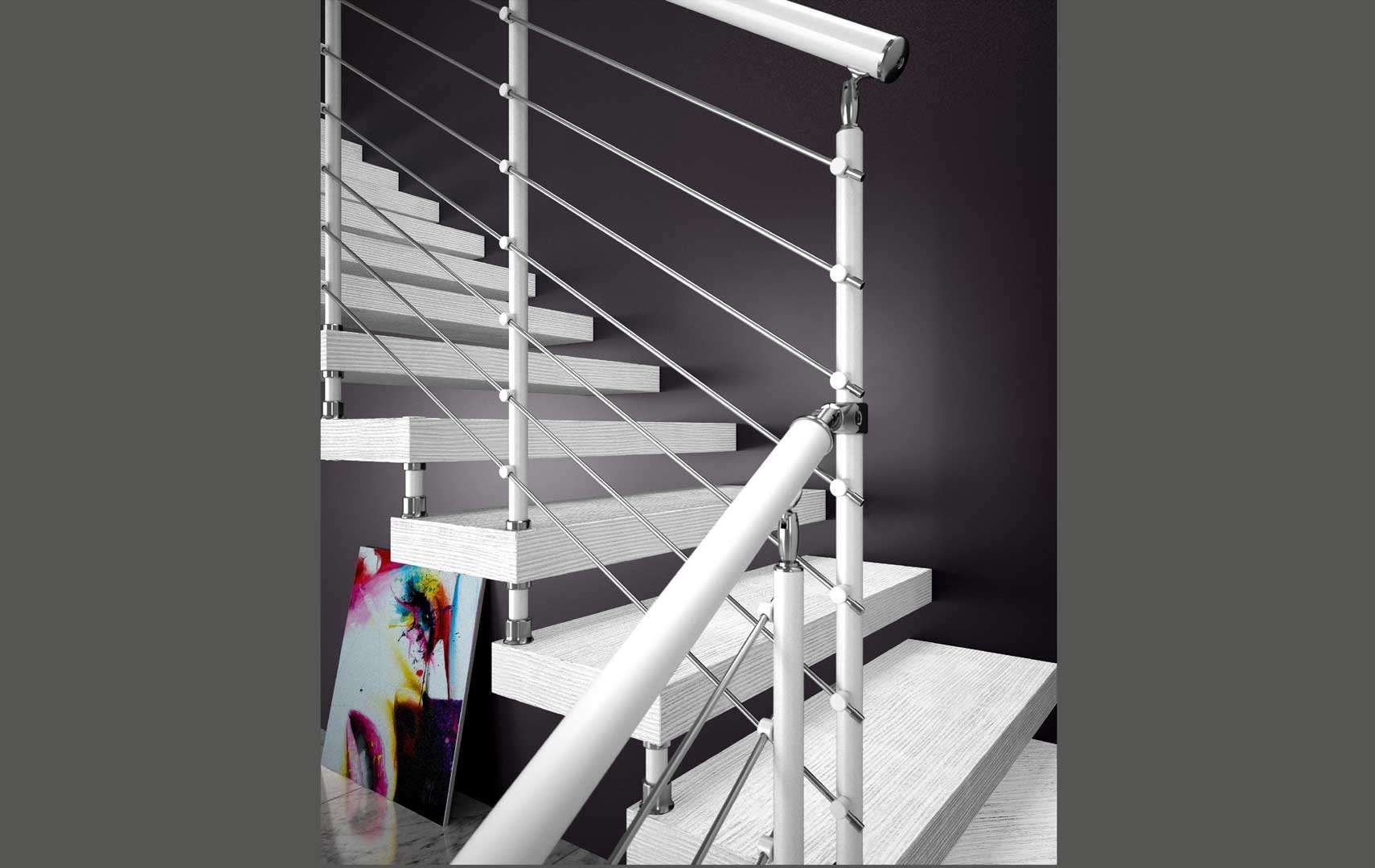 Akura HR, Escalier moderne