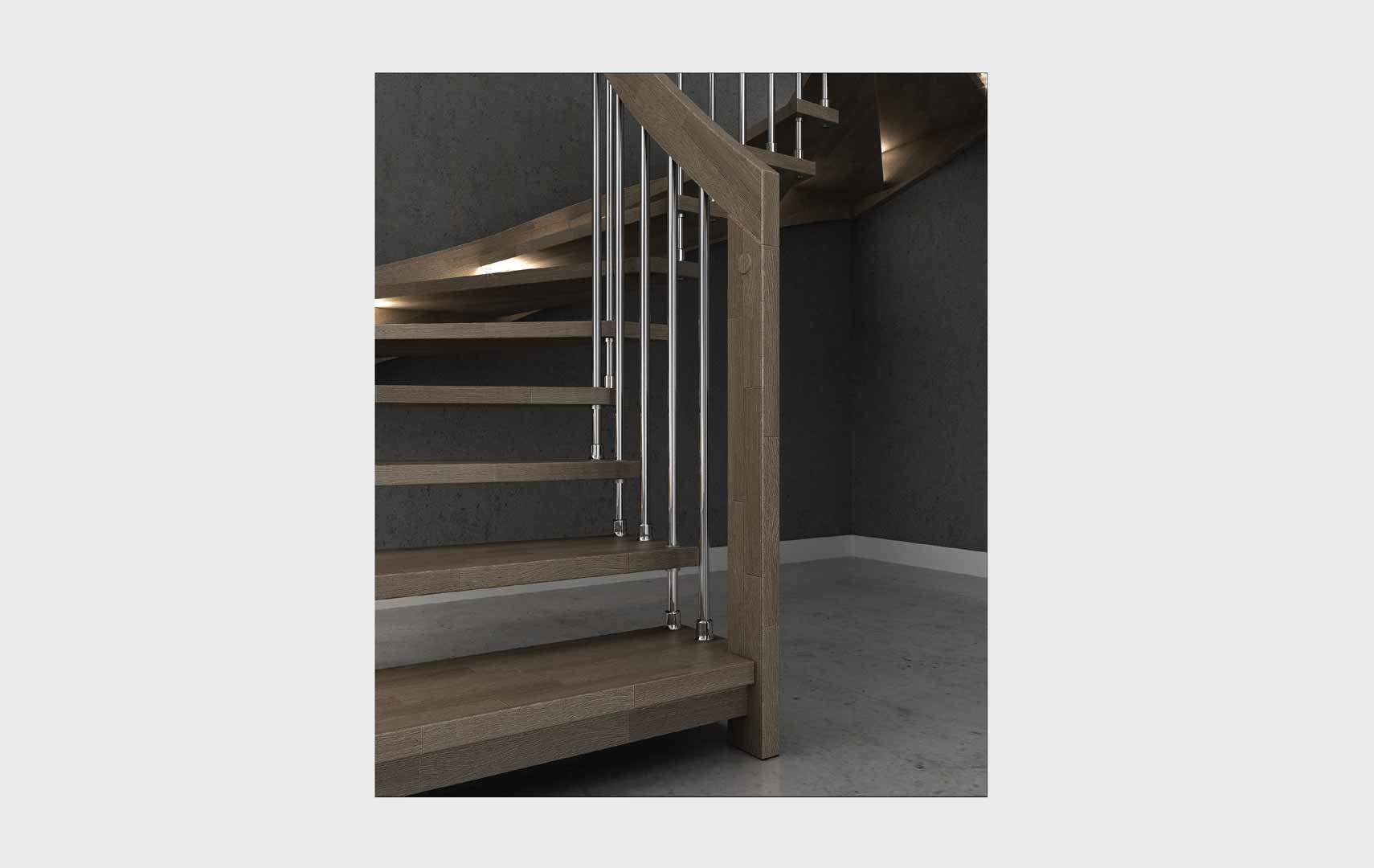 Fly chrome LED, Staircase design