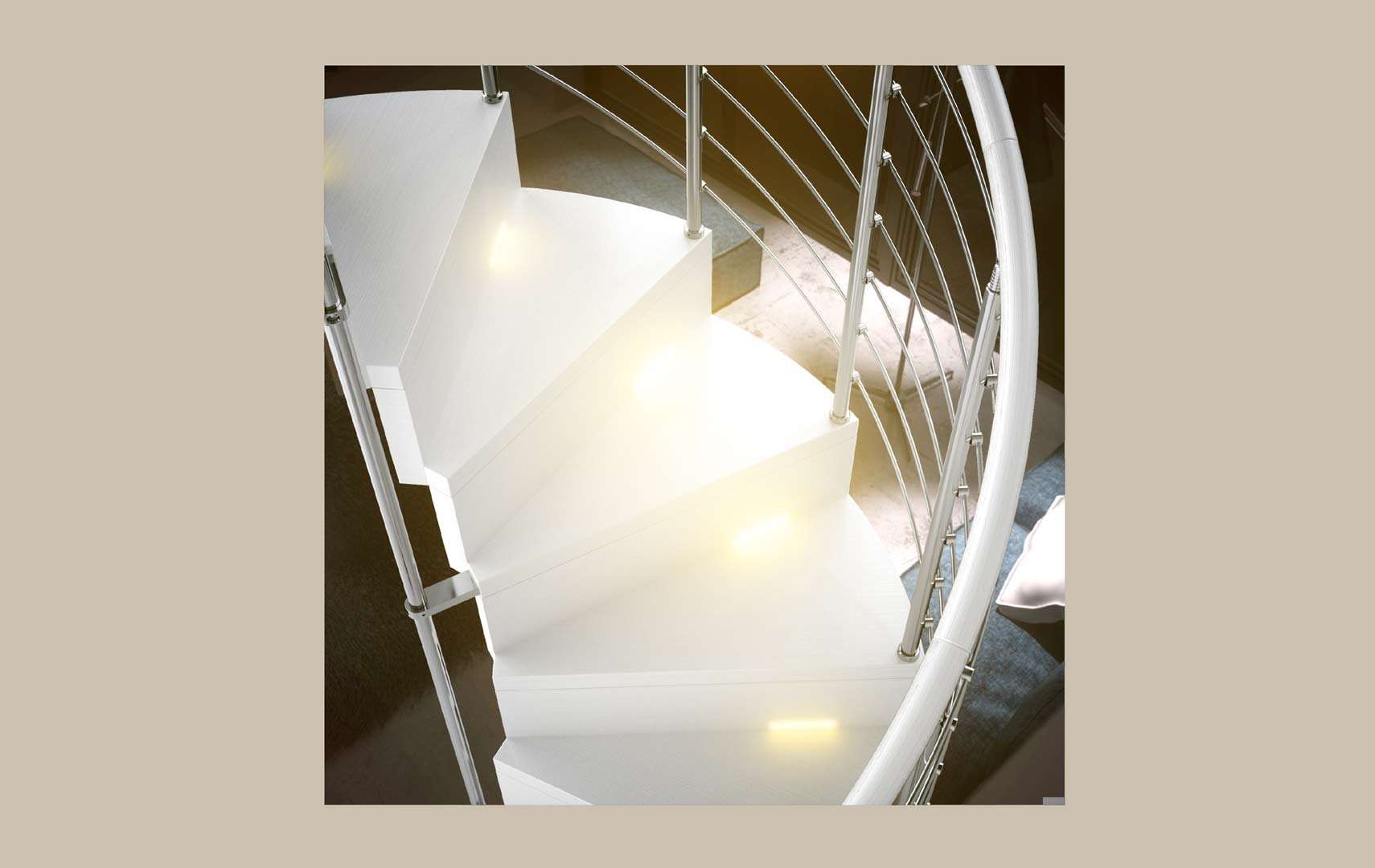 Pura, Escalier moderne avec led escalier design