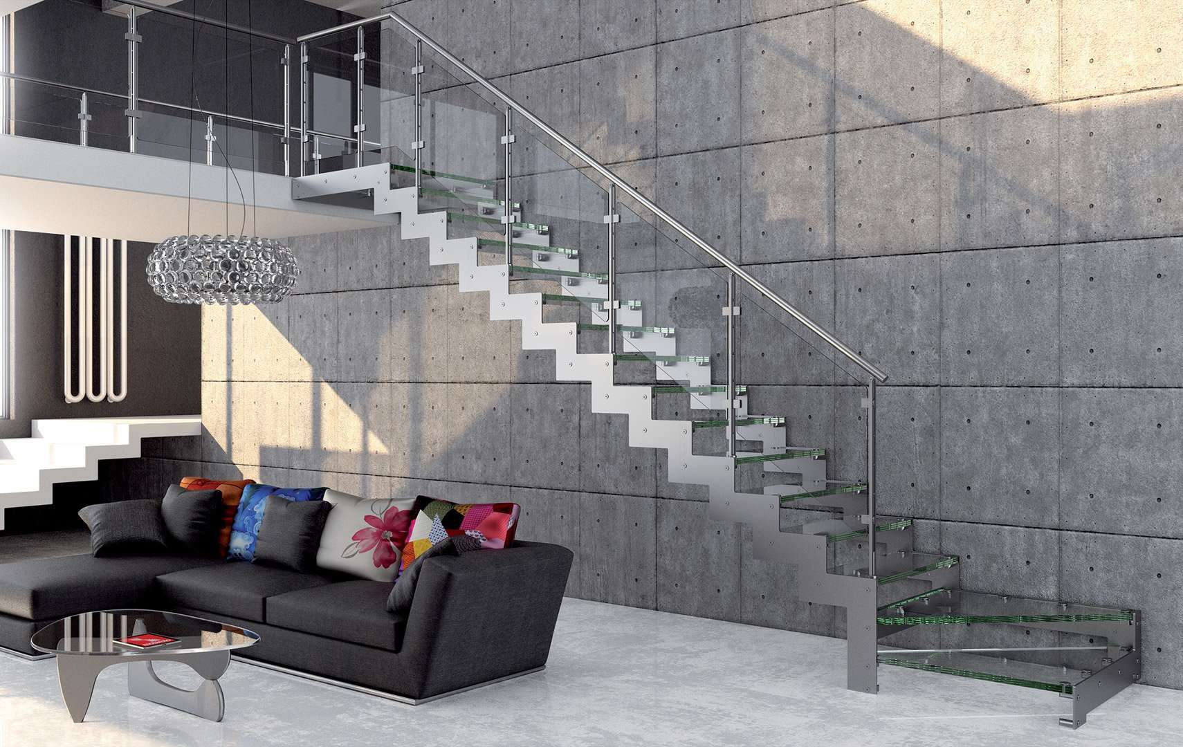 Rexal Glass, Loft stairs