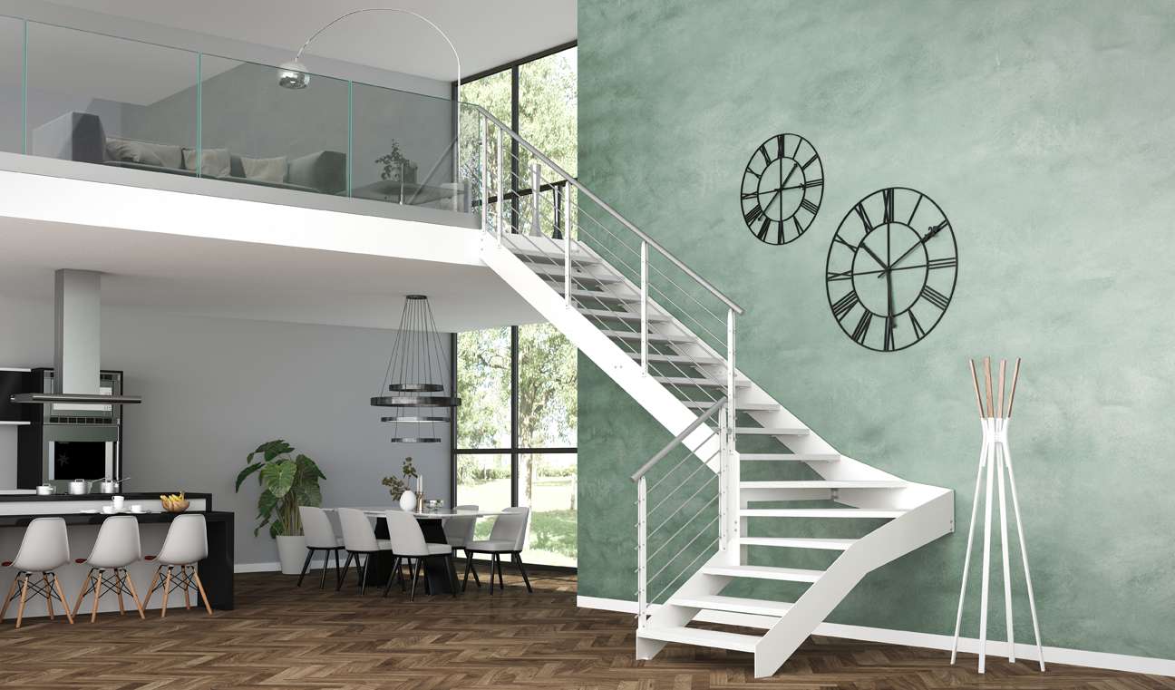 Rexal RX2, Escaleras voladas