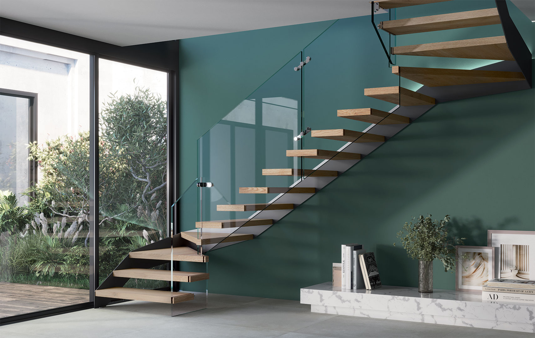 Rexal Mono XR, Escalier moderne