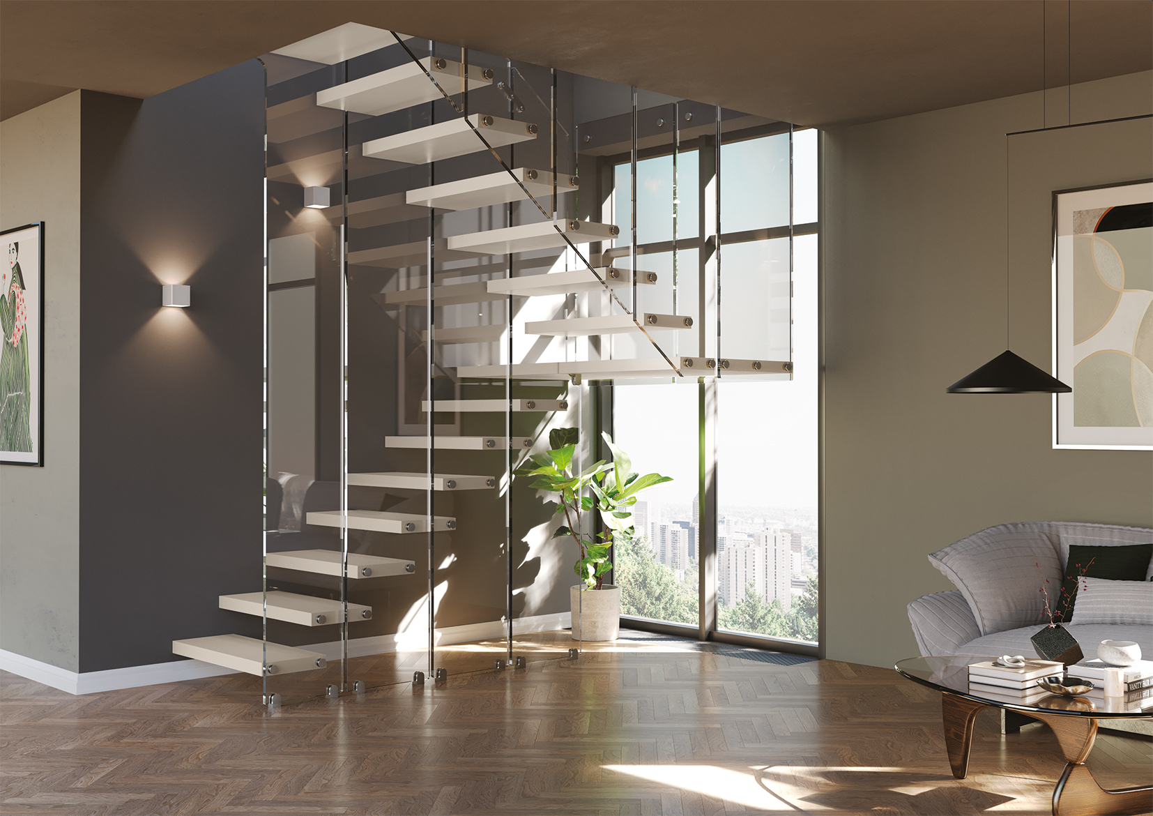 Akura XR Wall , Loft stairs