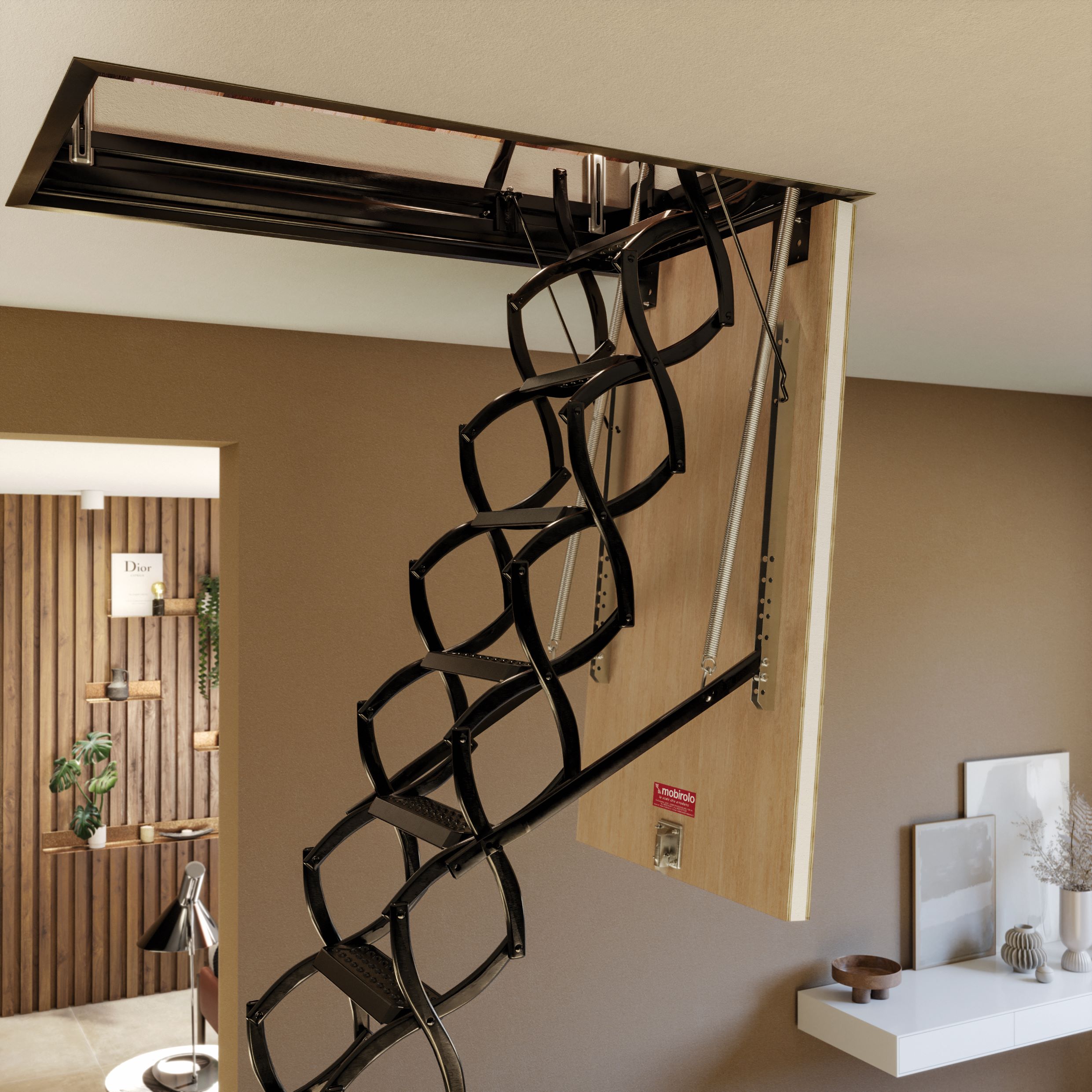 ZX SOFFITTO , Scale retrattili