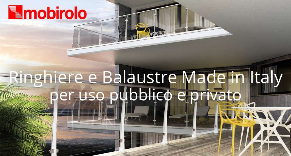 stair banister and handrails for public and private use