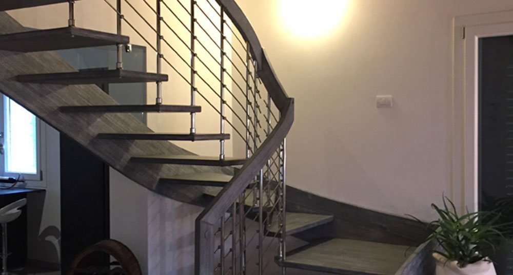 scala per interni fly chrome nuova installazione a ferrara