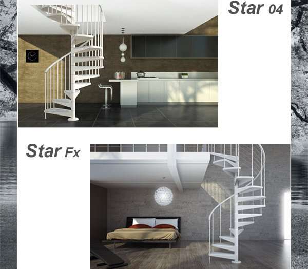 escalier en acier