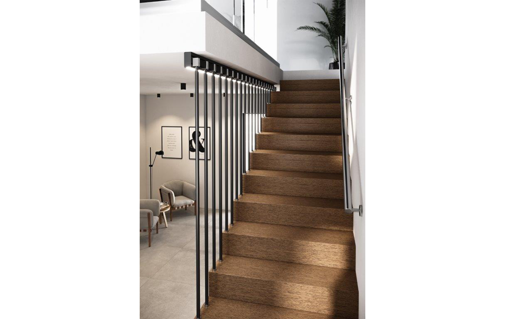 Akura 60 UP, Escalier moderne