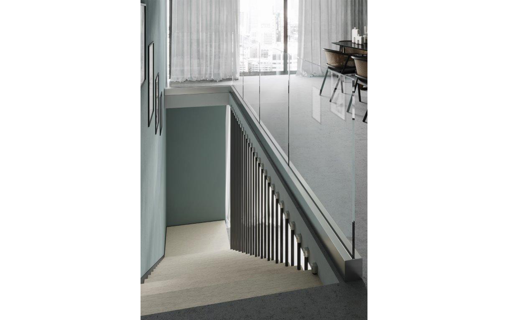 Rexal Mono UP, Escalier moderne
