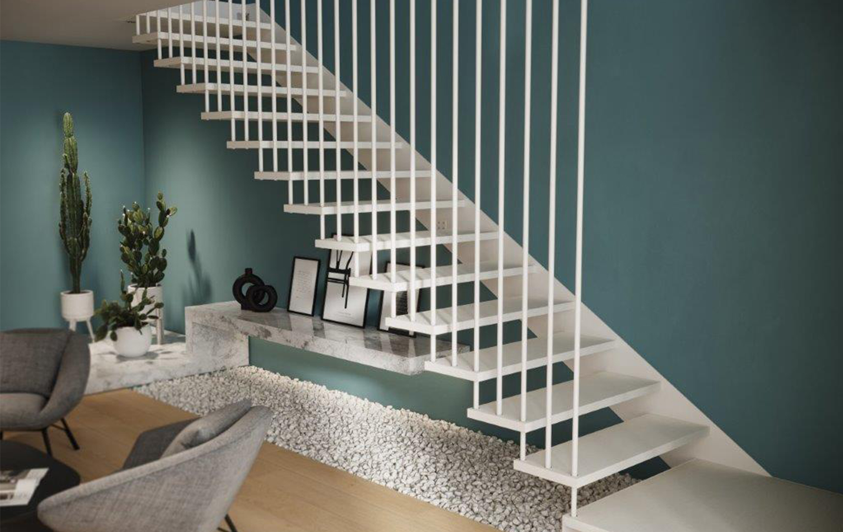 Rexal Mono UP, Escalier moderne