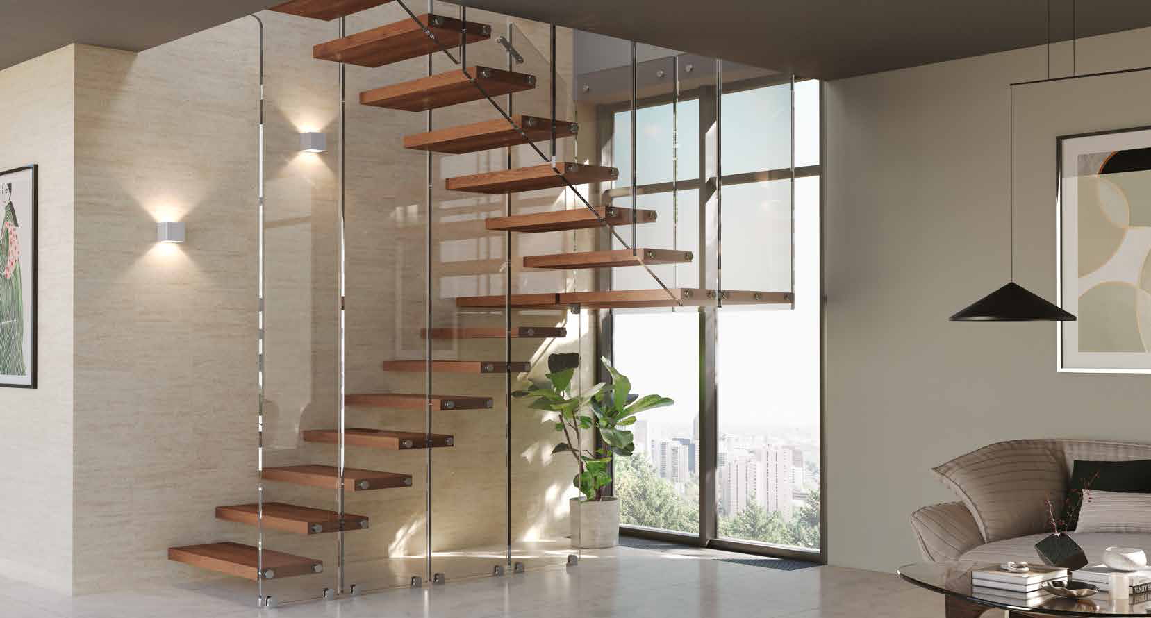 scale in vetro eleganza e luminosit per la tua casa
