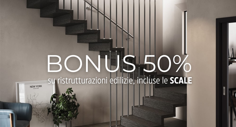 bonus 50 su installazione di nuove scale
