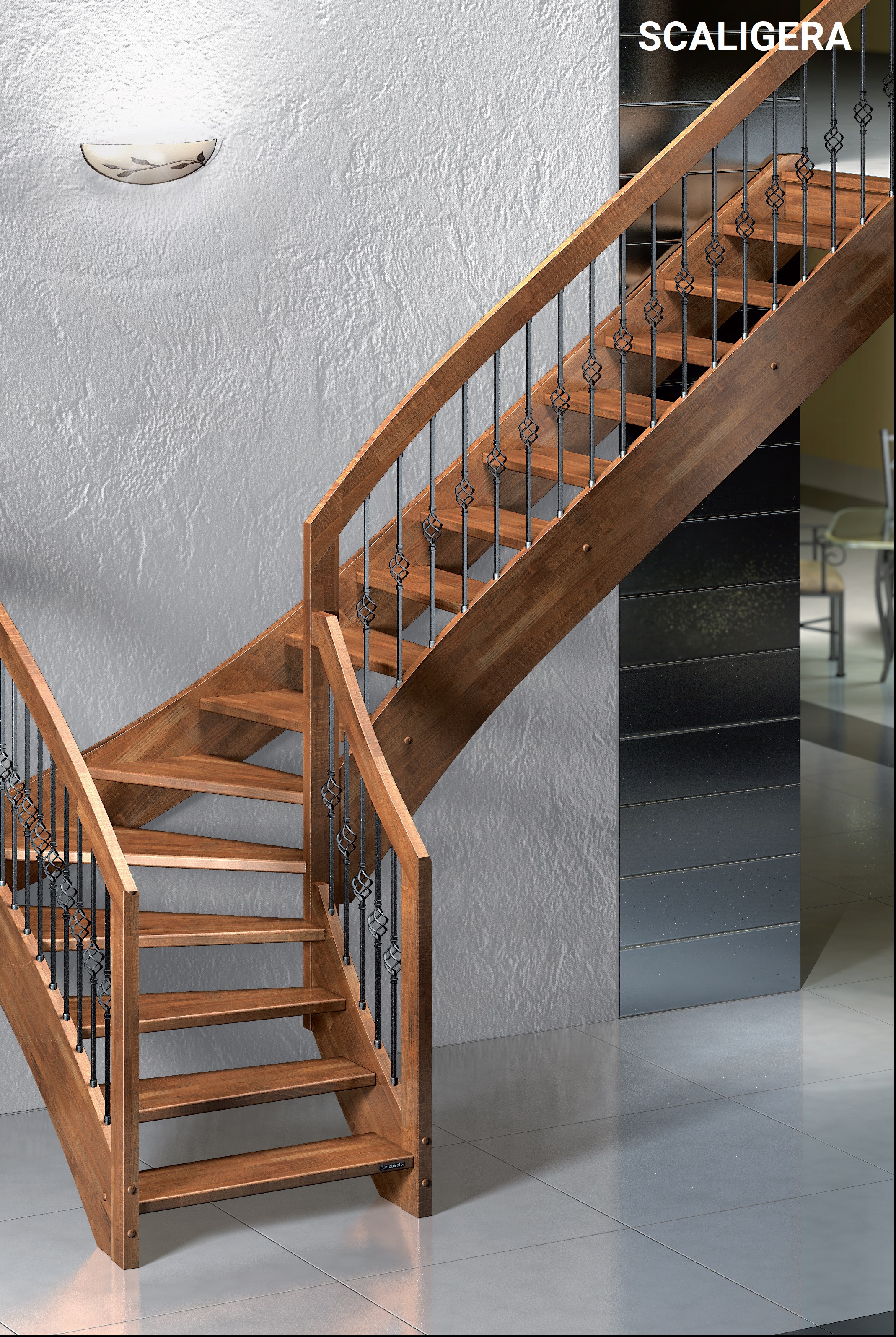 Esperia, Escalier moderne