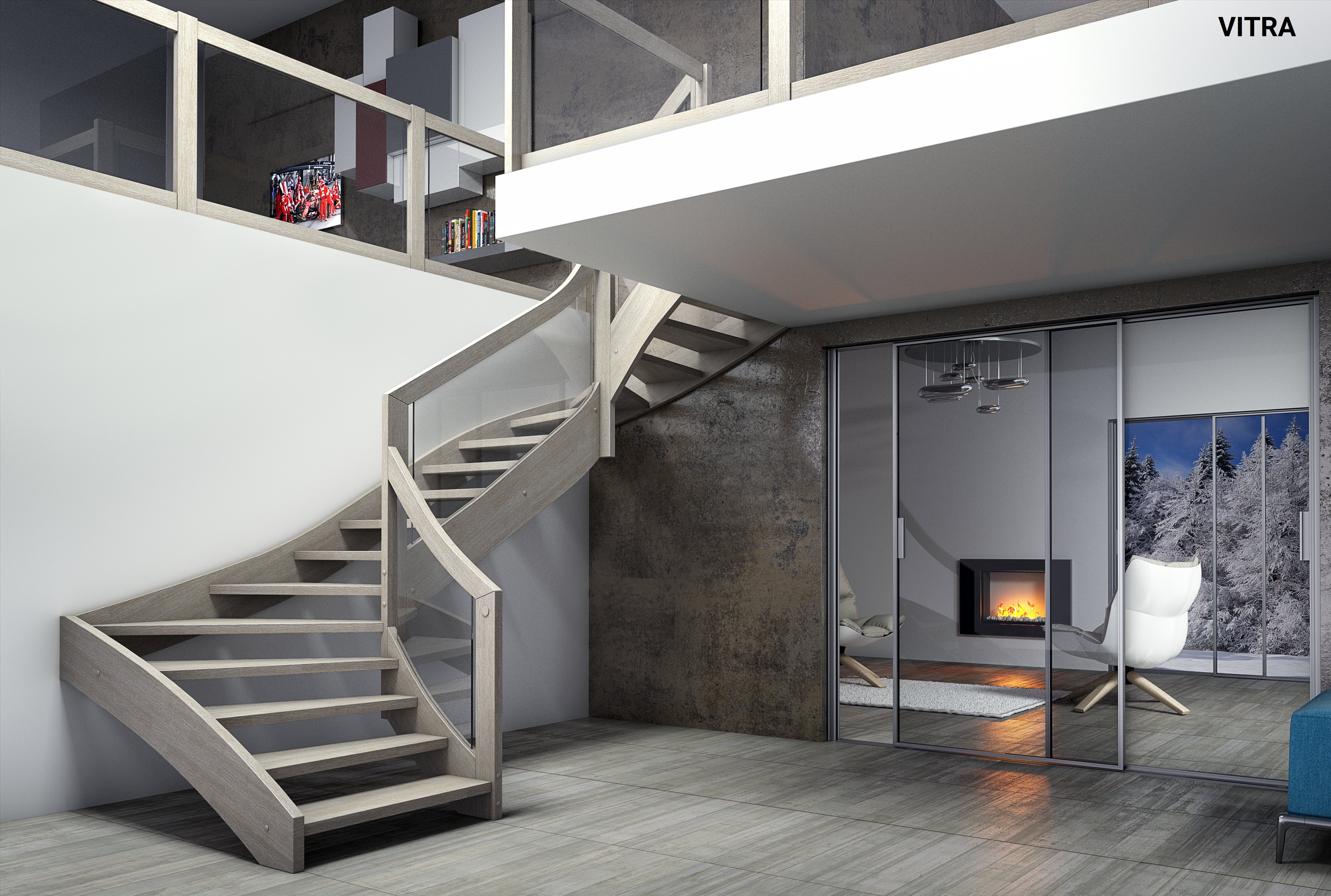 Esperia, Loft stairs