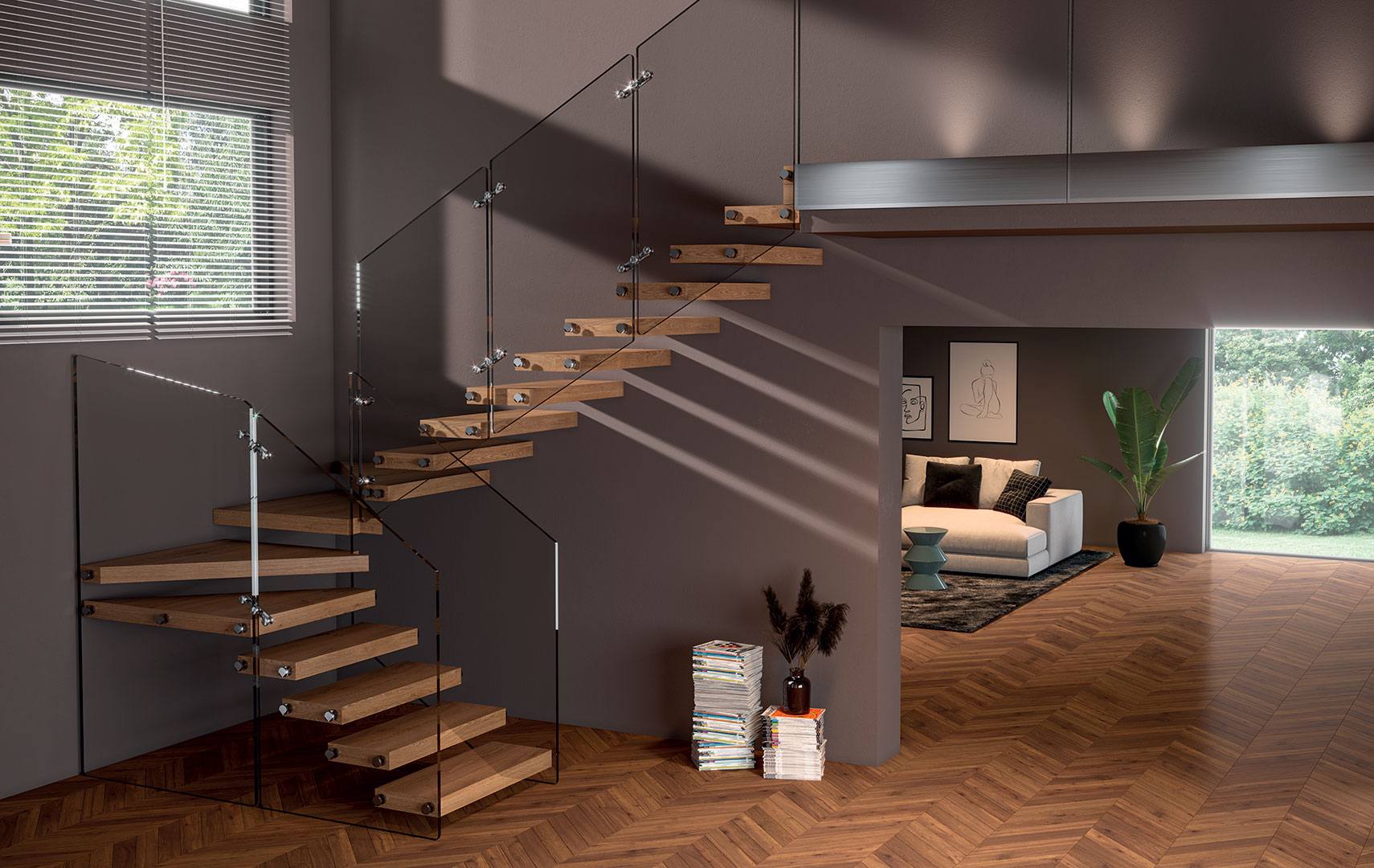 Akura XR, Loft stairs