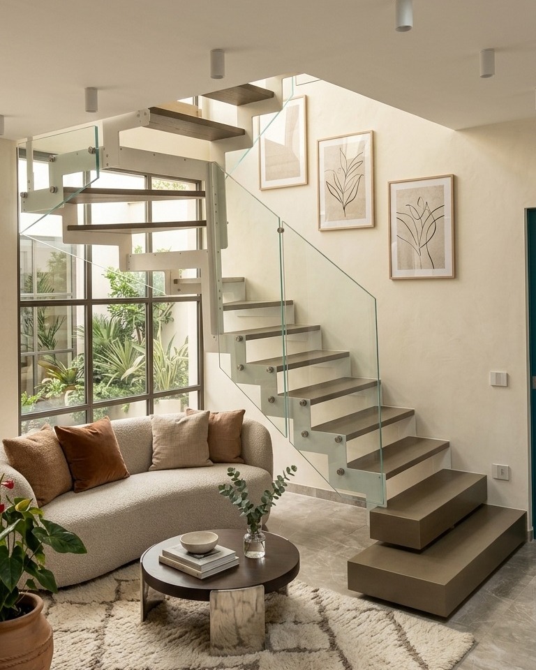 Rexal XR, Escaleras voladas