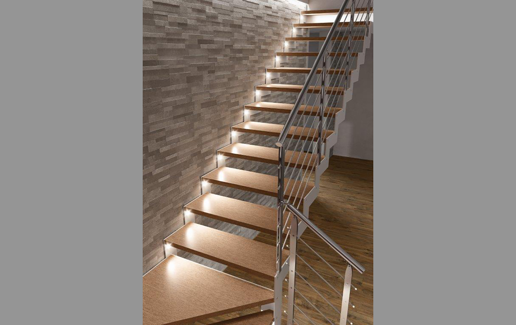 Rexal LED Tech , Escalier moderne avec led escalier design