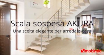 Scala sospesa Akura, una scelta elegante per arredare casa