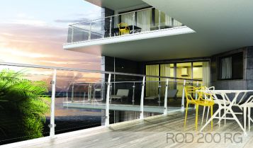 ROD 200 RG | The banister that combines elegance to security