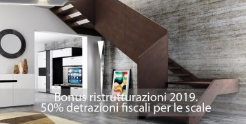 Bonus ristrutturazioni 2019: 50% detrazioni fiscali per le scale