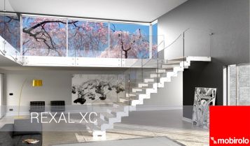 Glastreppen: Rexal XC, die Neuheit der Kollektion Mobirolo