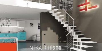 Escalier sur mesure: voil Nika Chrome