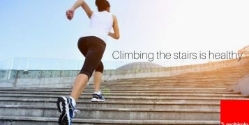 Stairs and wellness. Find out how to climb the stairs is good for your health.