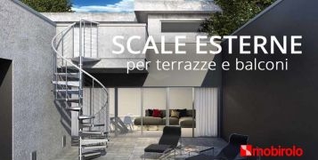 Scale esterne per terrazze e balconi