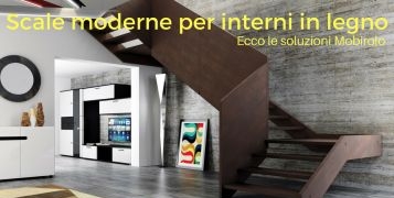 Scale moderne per interni in legno. Ecco le soluzioni Mobirolo